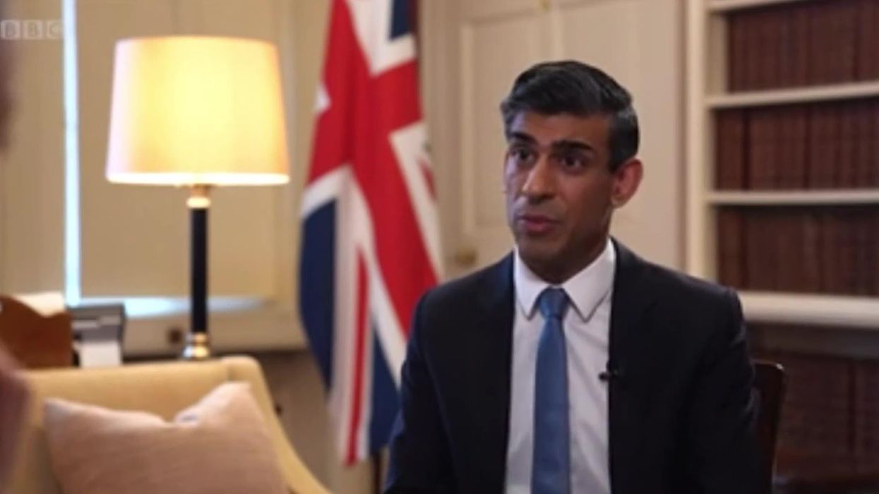 Rishi Sunak spoke in front of a blue screen – which was a huge mistake