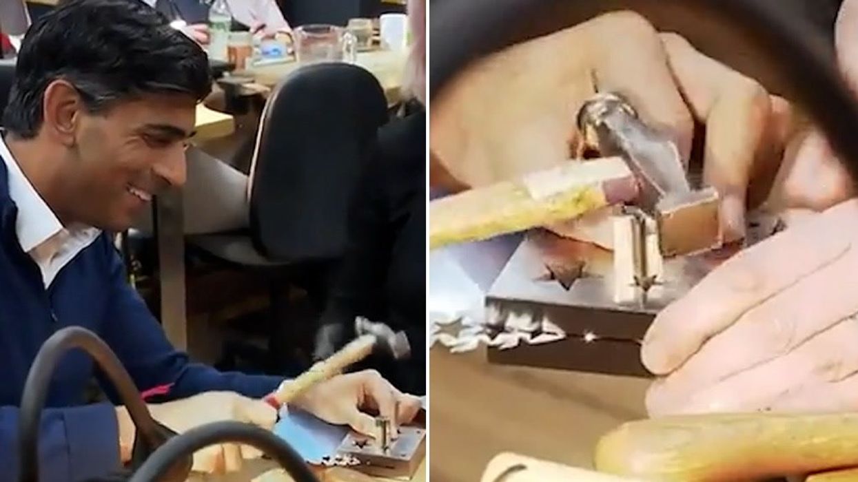 Does Rishi Sunak know how to use a hammer?