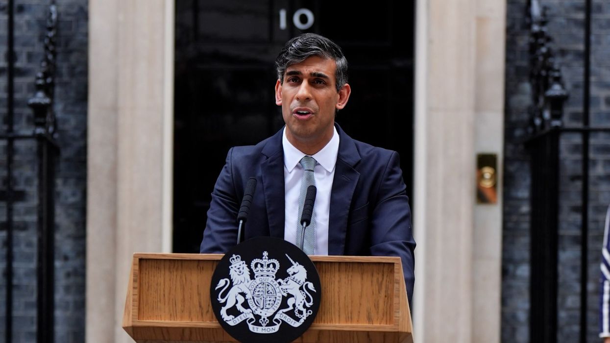 Rishi Sunak's wife's dress during his resignation speech has everyone making the same joke