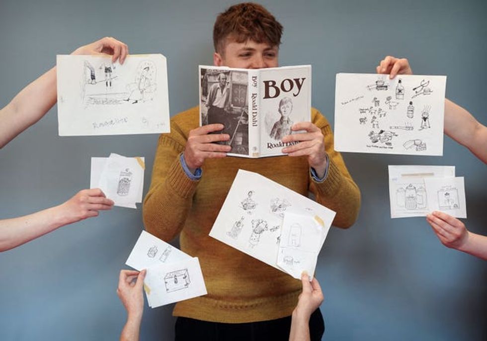 Roald Dahl Boy sketches