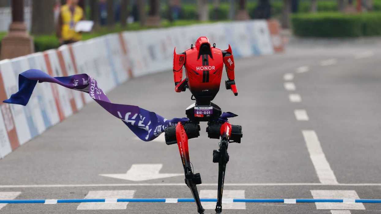 China's humanoid robot smashes half marathon world record