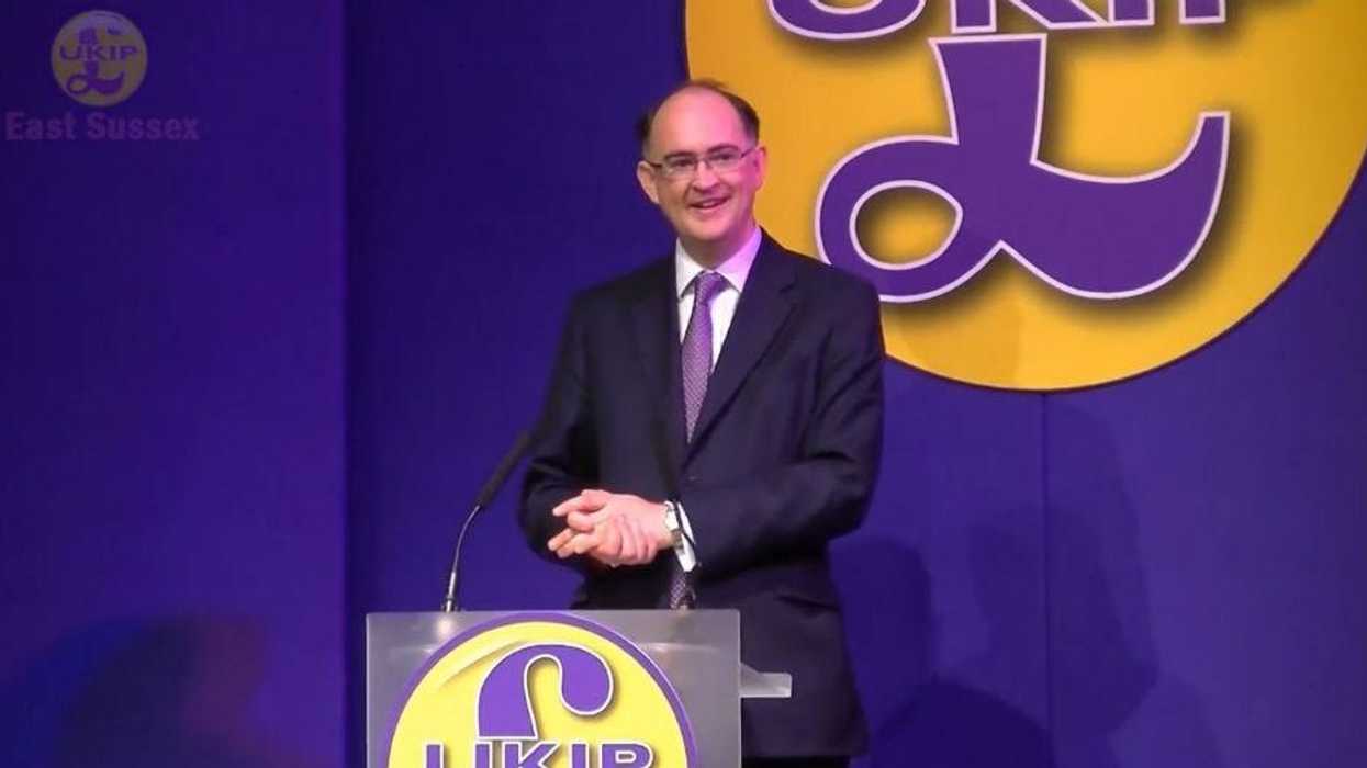 Roger Bird at Ukip's south-east conference earlier this year