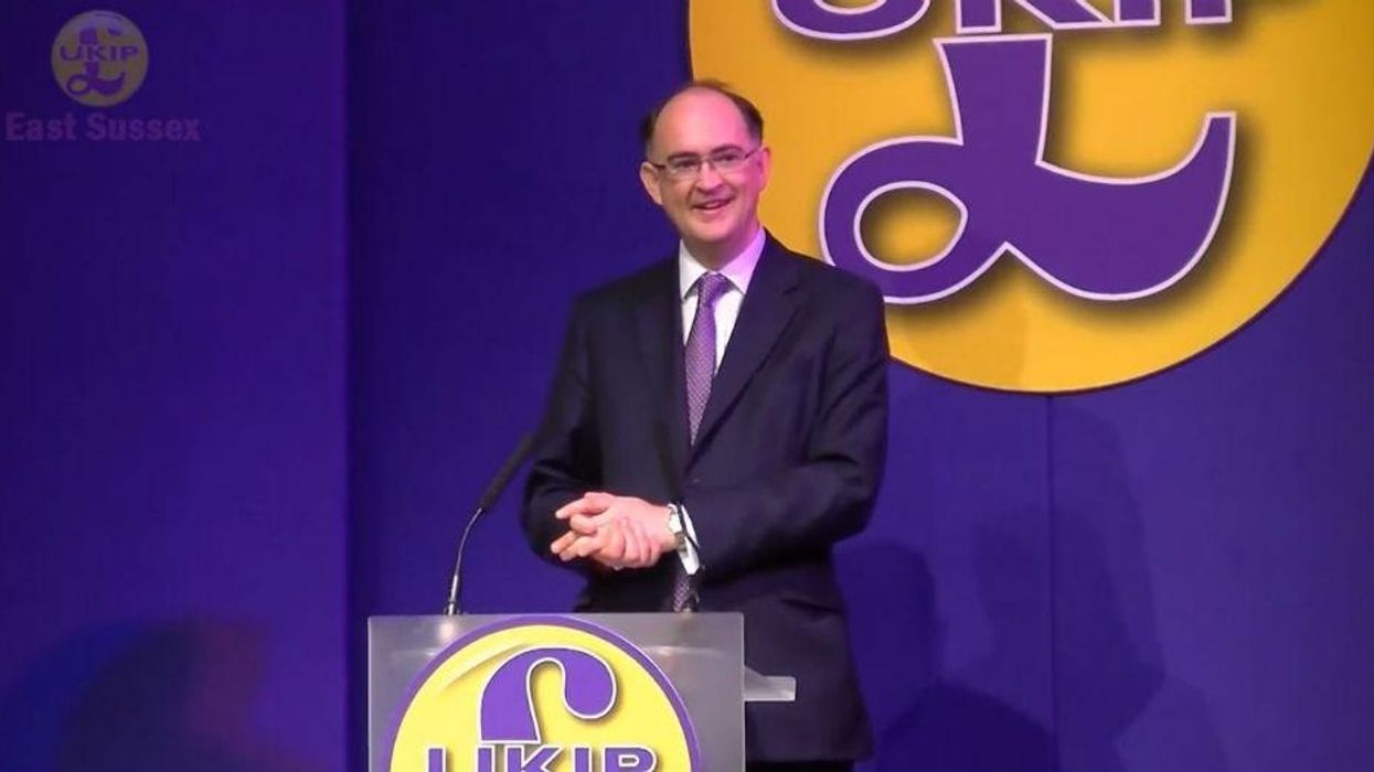 Roger Bird at Ukip's south-east conference earlier this year