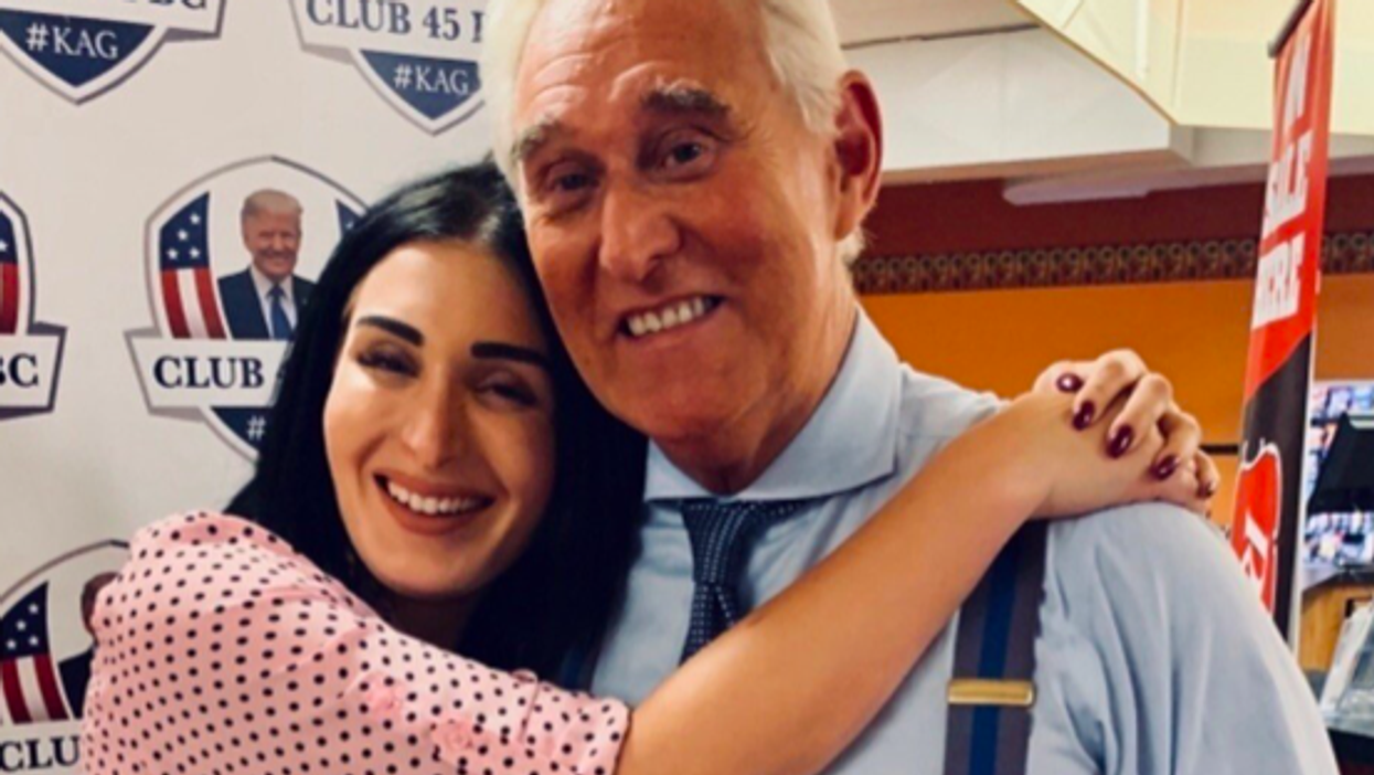 <p>Roger Stone captions seemingly normal photo with a creepy sentiment. </p>