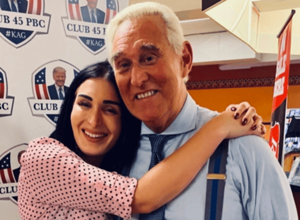<p>Roger Stone captions seemingly normal photo with a creepy sentiment. </p>