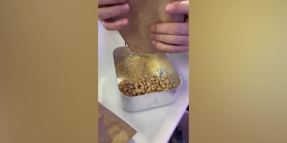 Roman Kemp shows off how small the rations really are in I'm a Celeb ...