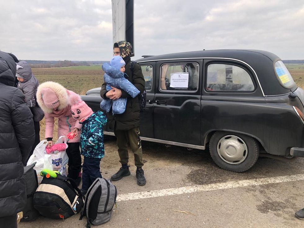 Roman Tymchyshyn's black cab