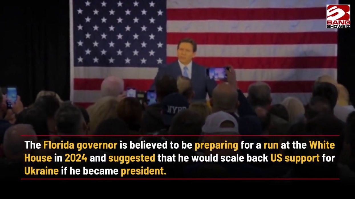 Ron DeSantis' alleged pudding-eating technique has lit up Twitter