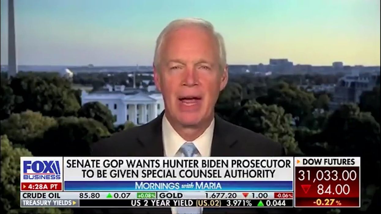 Ron Johnson accidentally slips and says he condones white supremacy