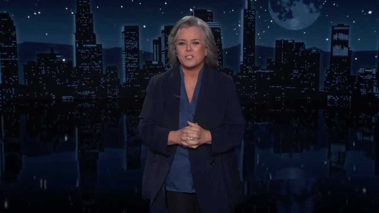 Rosie O'Donnell delivers savage wisecracks at Trump as Jimmy Kimmel Live guest host