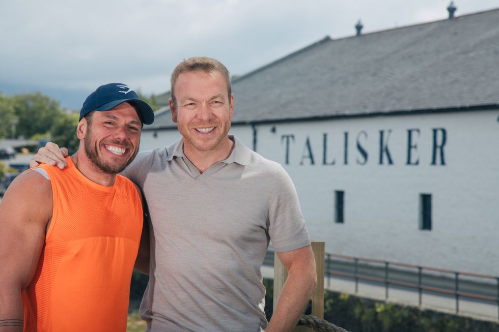 Sir Chris Hoy beats endurance swimmer Ross Edgley in Skye race