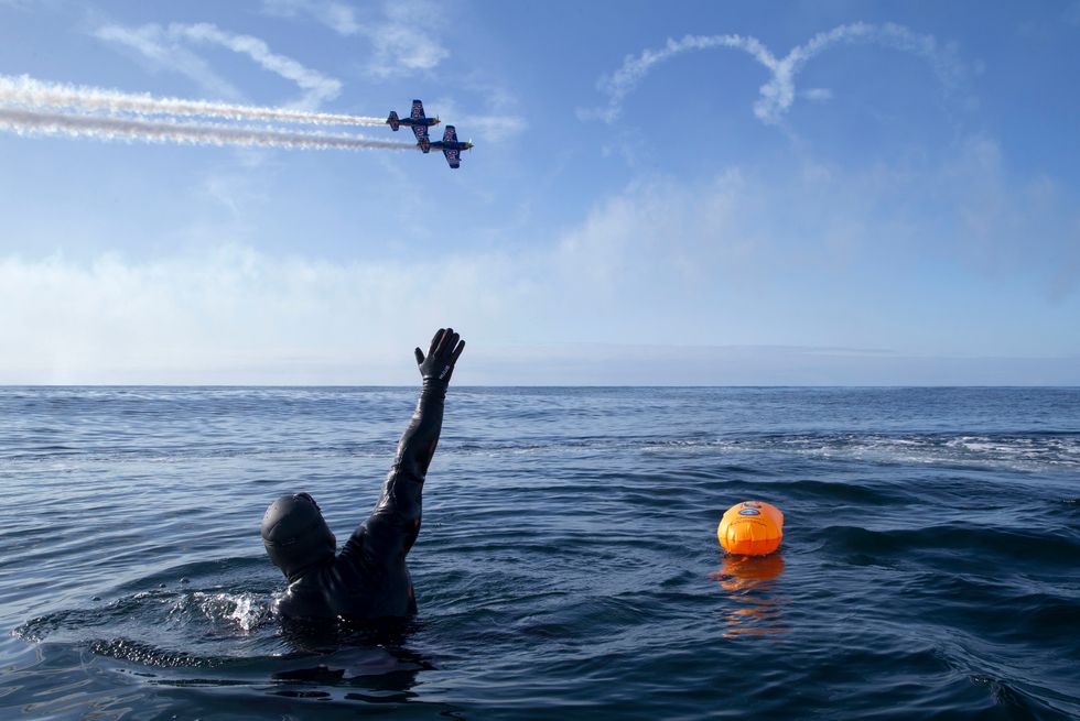 Record-breaking swim will be just another day at office for extreme adventurer