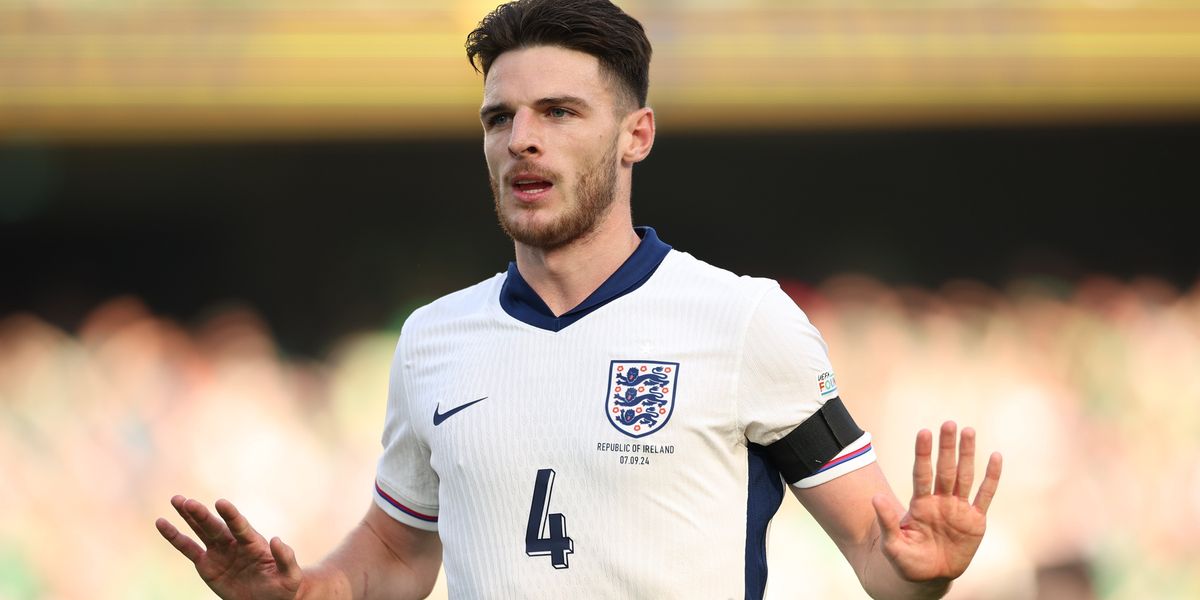 England's Declan Rice goal celebration against Ireland blasted as 'most ...
