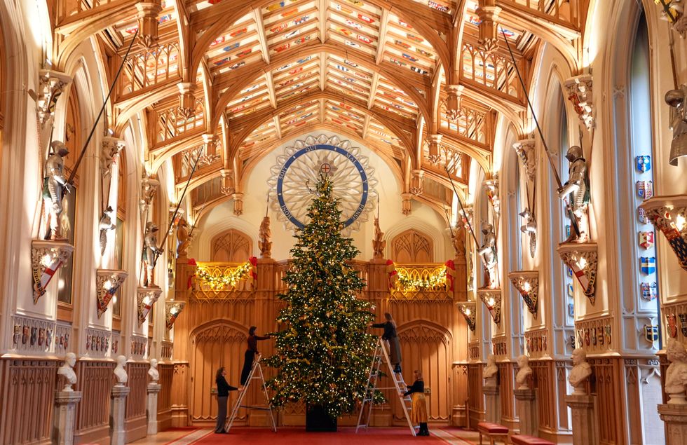 Festive welcome ready for German president from King and Queen at Windsor Castle