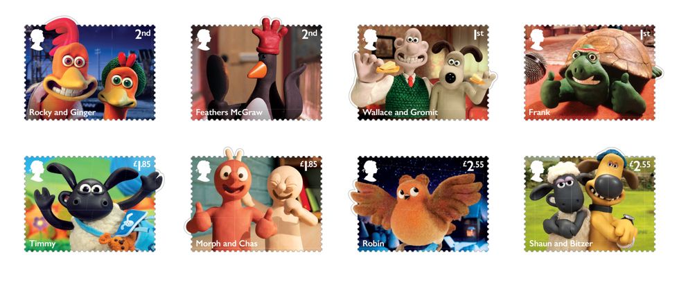 Wallace and Gromit and Morph among familiar faces on new Royal Mail stamps