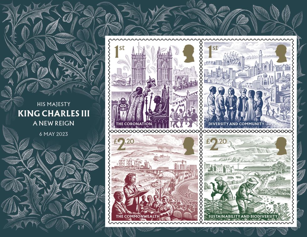 King’s crowning and causes on new stamps celebrating coronation