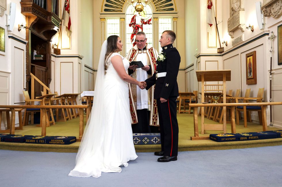 Royal Navy Couple Married at fourth attempt \u2013 St Ann\u2019s Church