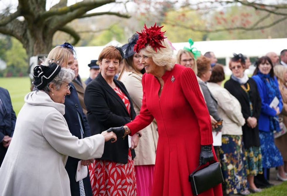 Royal presentation of new standards and colours
