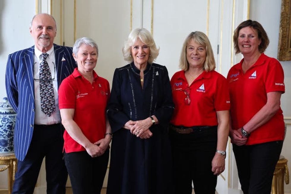 Royal reception for Maiden yachting crew