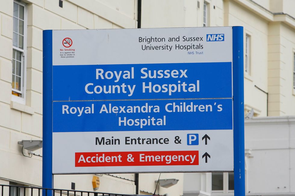 Royal Sussex County Hospital (Jonathan Brady/PA)