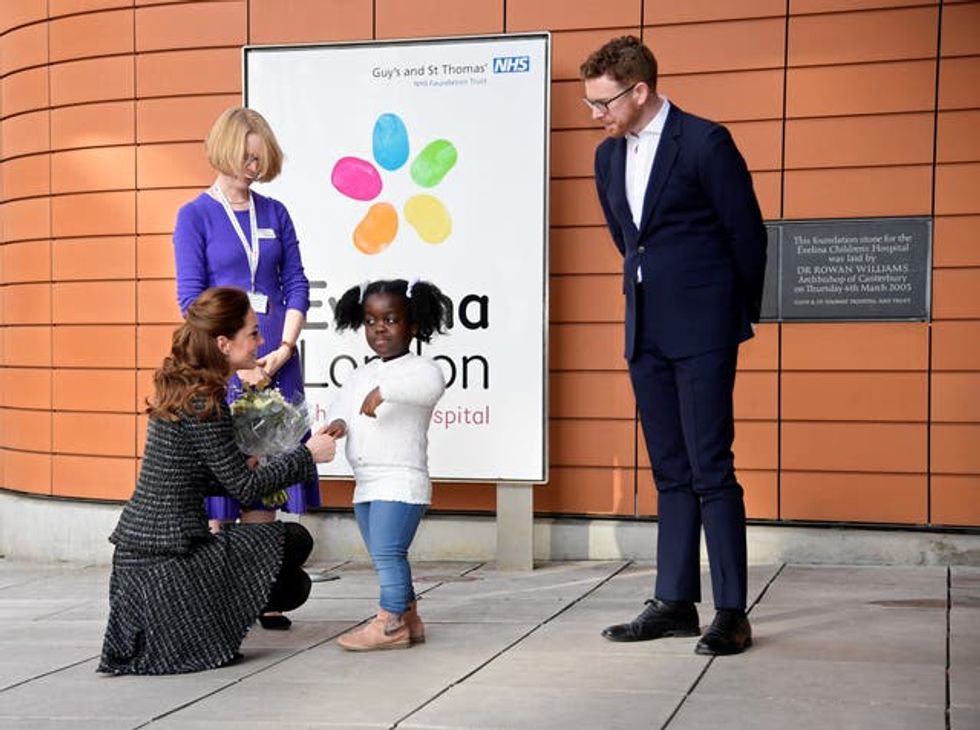 Royal visit to Evelina London Children\u2019s Hospital