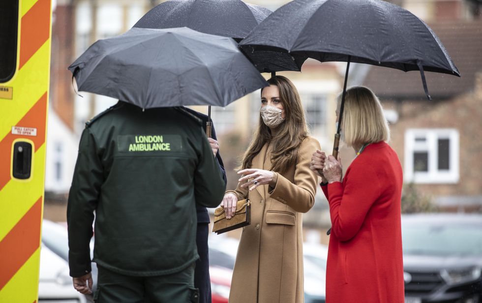 Royal visit to Newham ambulance station