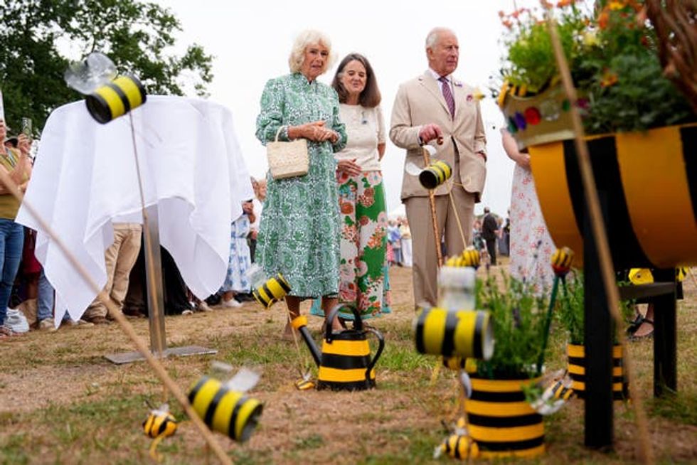 Royal visit to RHS Sandringham Flower Show