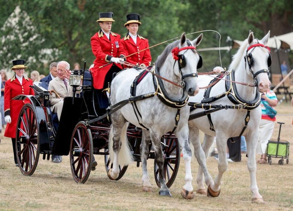 Royal visit to RHS Sandringham Flower Show