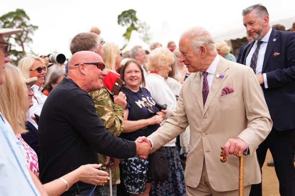 Royal visit to RHS Sandringham Flower Show