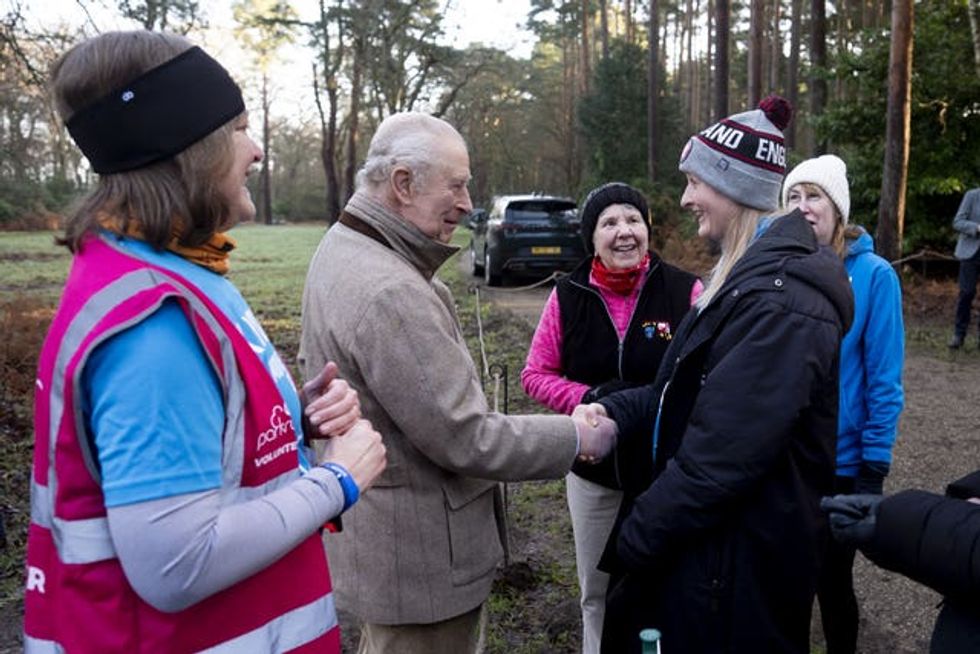 Royal visit to Sandringham parkrun