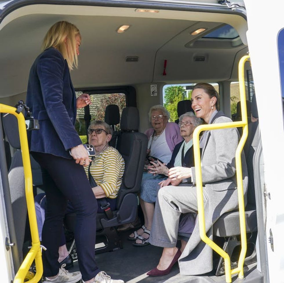 Royal visit to the West Sussex Minibus Service