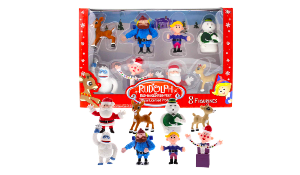Rudoph, The Red Nosed Reindeer figurines