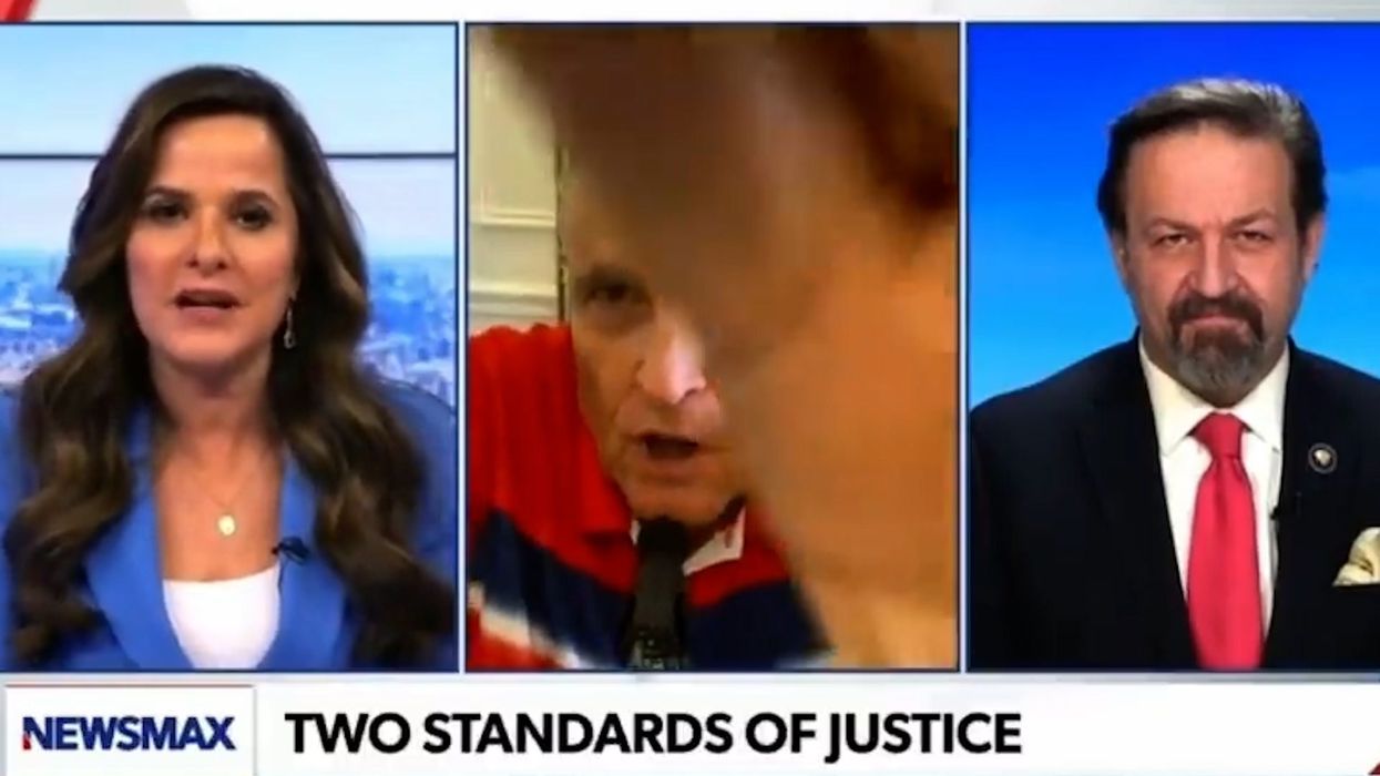 Rudy Giuliani interview on Trump's potential 'arrest' descends into chaos