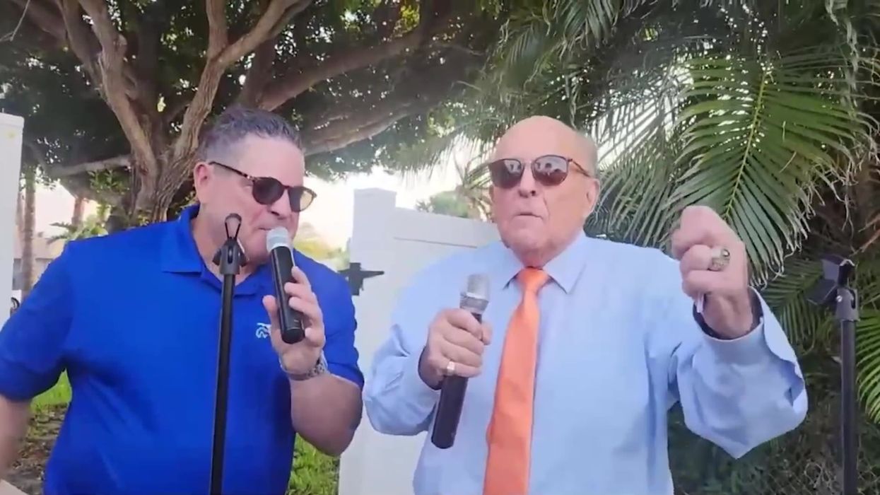 Rudy Giuliani's birthday party ends with guests 'screaming and crying'