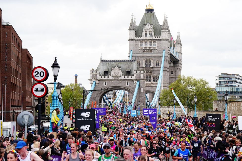 Record numbers run London Marathon including stars and people in costume
