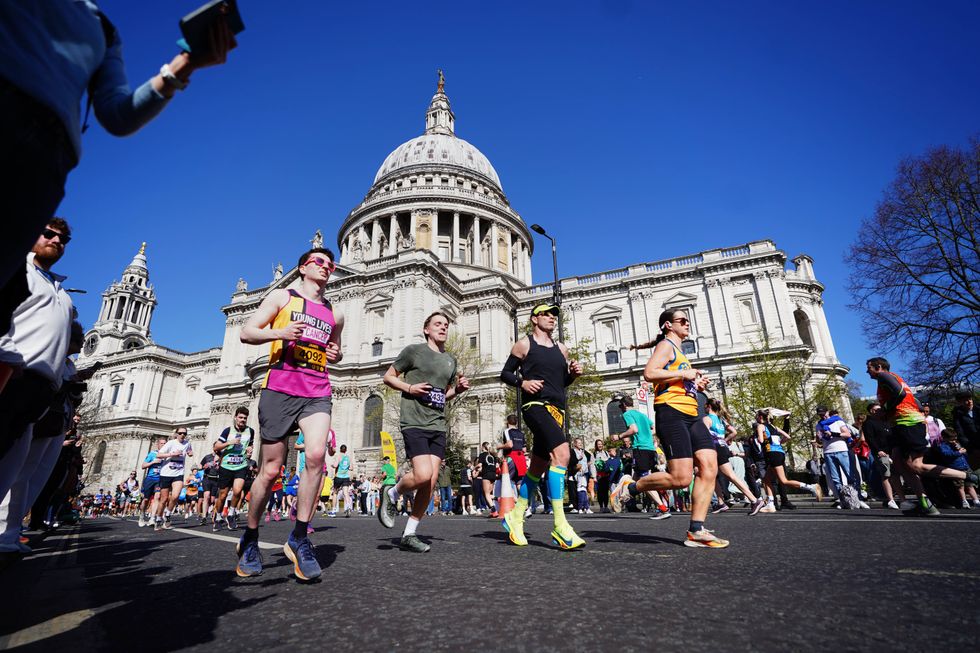 In Pictures: Runners take in the sights during landmarks half marathon