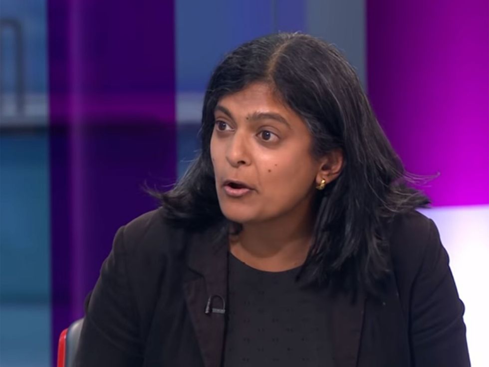 Rupa Huq speaking on Channel 4 News