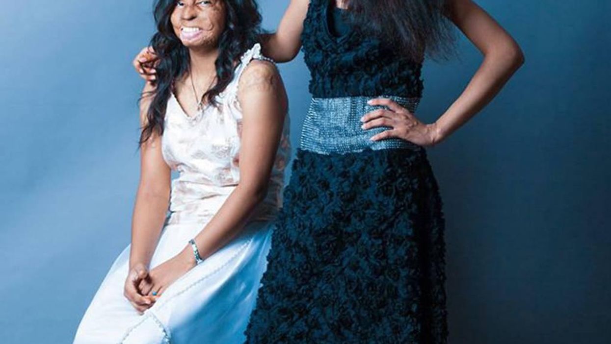 Rupu (left) designed the clothes