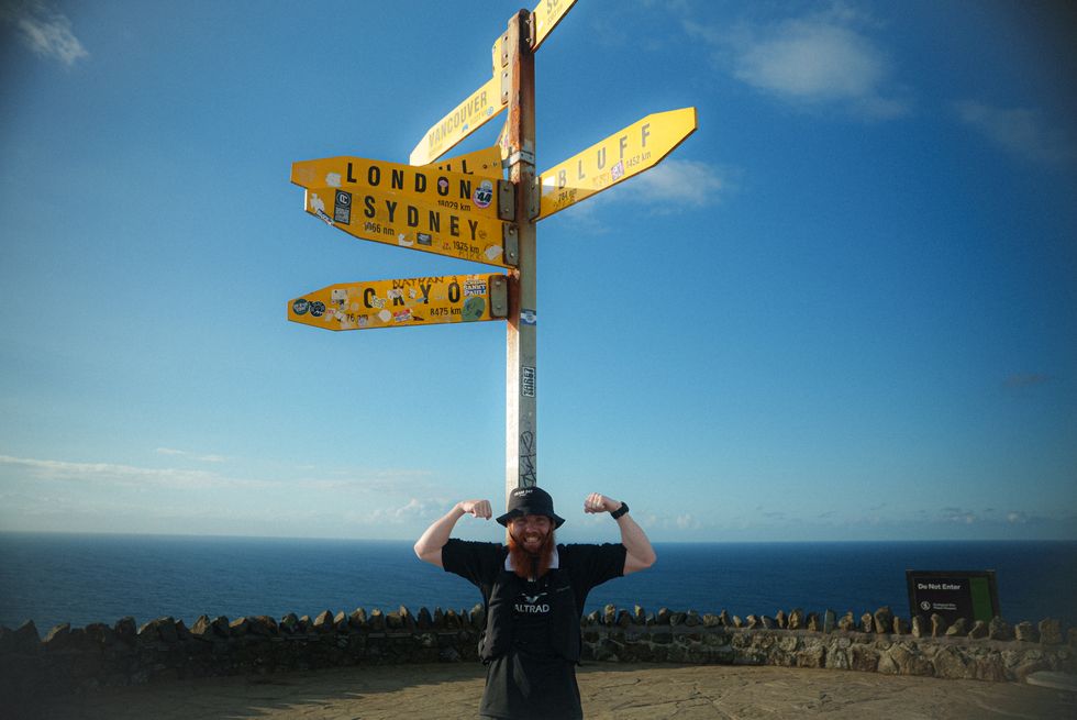 ‘Hardest Geezer’ finishes 2,343km run along length of New Zealand