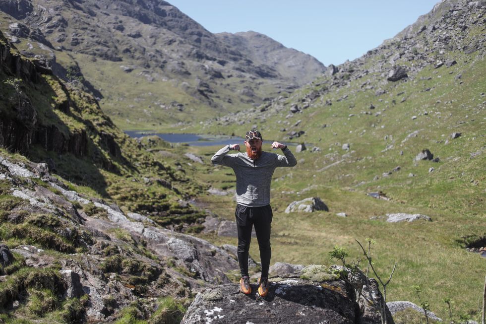 Man running length of Africa set to cross finish line after 352 days on road