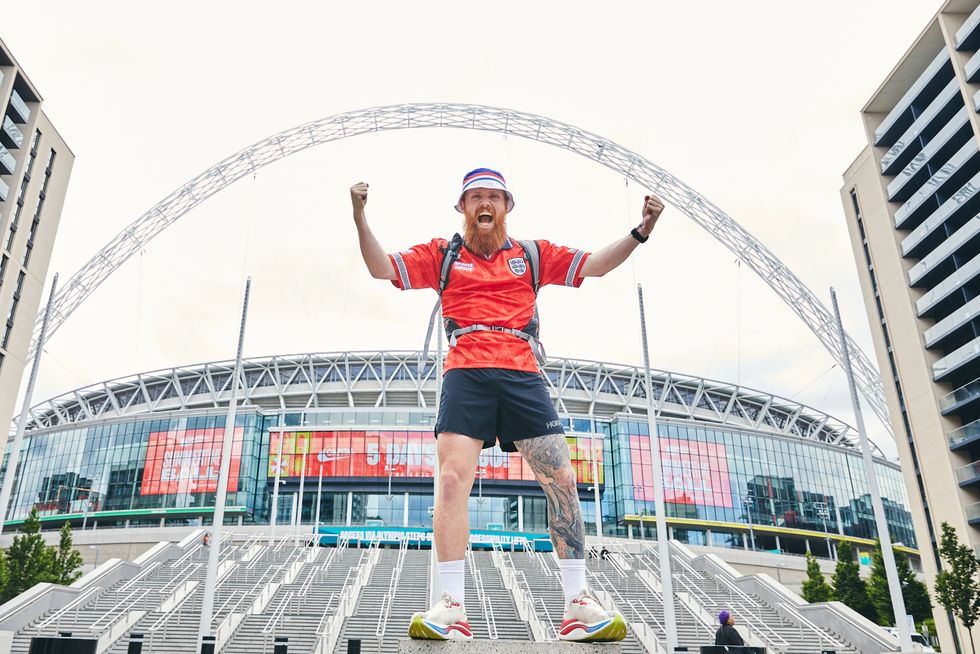 ‘Hardest Geezer’ running to Germany to ‘support the boys’ in Euro 2024 campaign