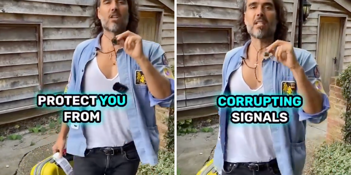 Russell Brand is now flogging a 'magical amulet' that costs 240 indy100