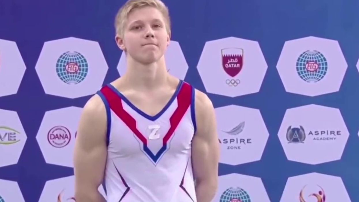 Russian gymnast who wore infamous Z symbol says he'd do it all again
