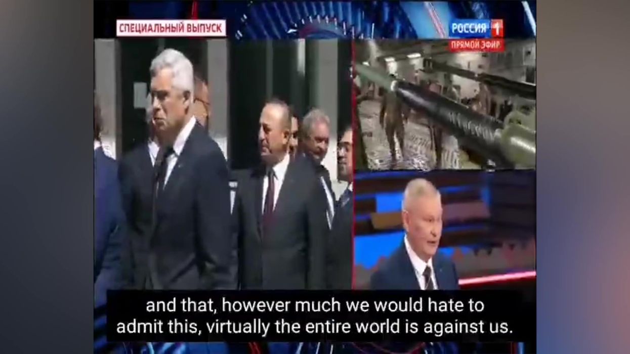 Russian pundit admits whole world against his country in rare TV moment