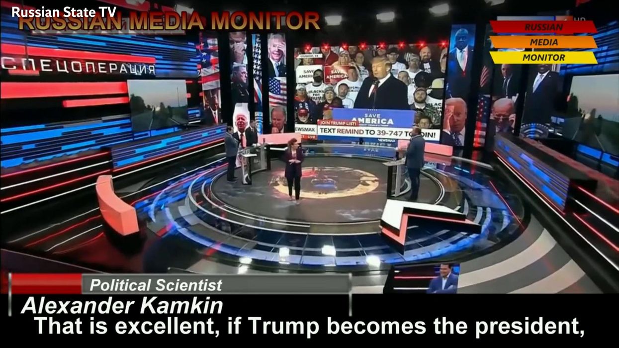 Russian state TV host says they will have to consider reinstalling Trump as president
