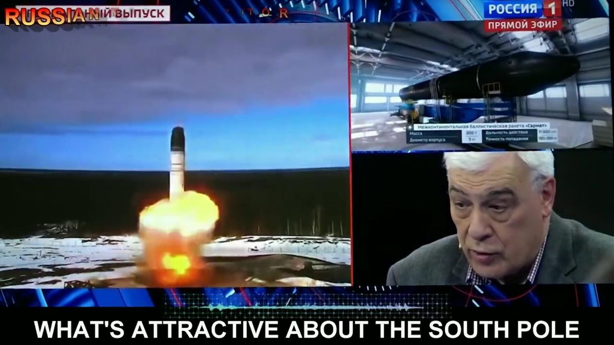 Russian TV hosts chuckle as they discuss firing nuke at NYC