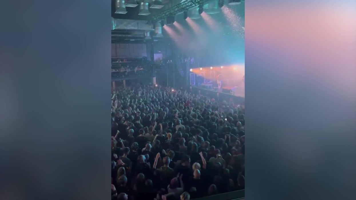Russians defiantly shout 'f**k the war' at concert in St Petersburg