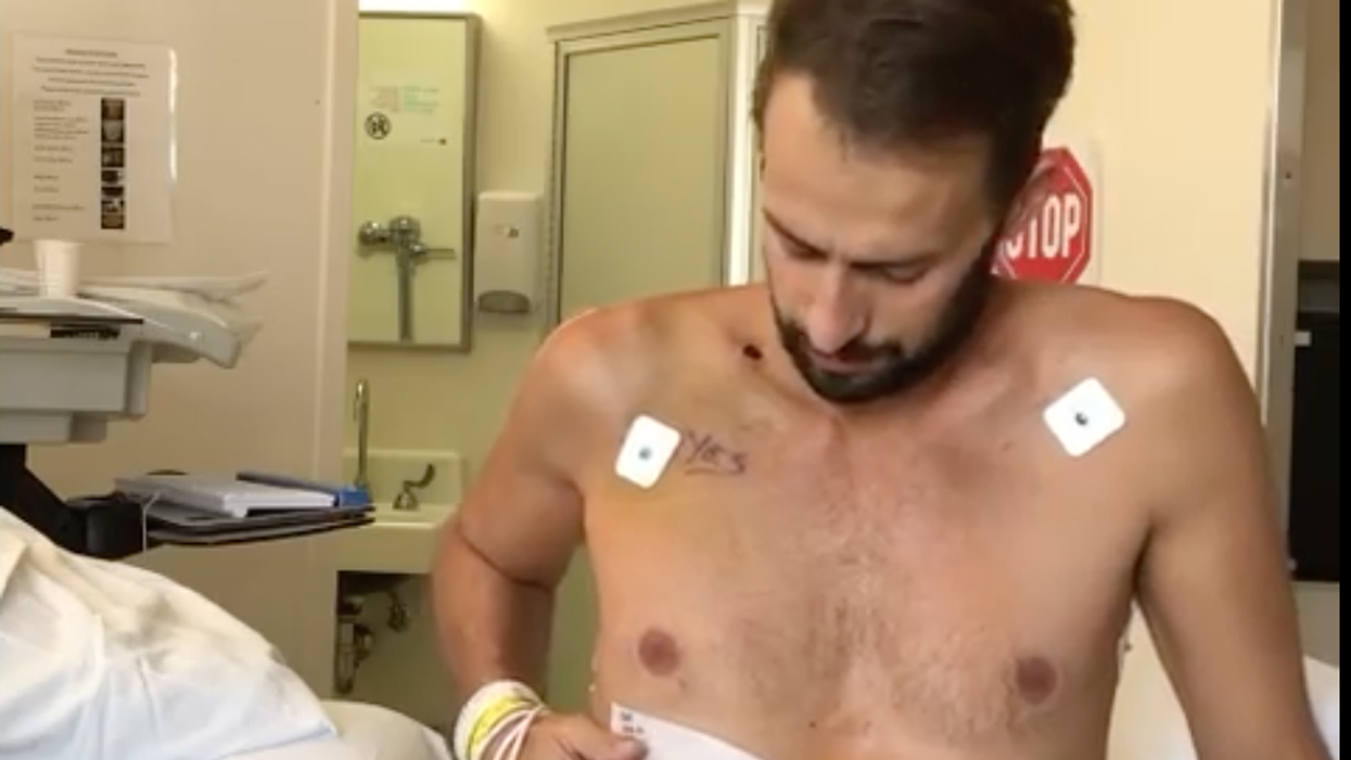 <p>Ryan Fischer posted a video of his recovery on Instagram</p>