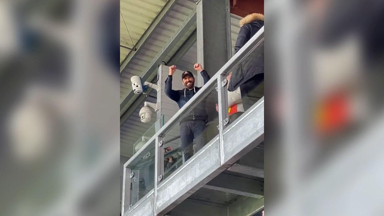 Embarrassing moment Ryan Reynolds wildly celebrates offside Wrexham goal