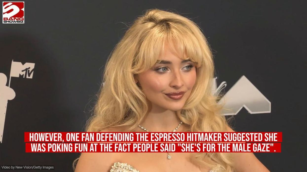 Why has Sabrina Carpenter's new album cover sparked feminist debate online?